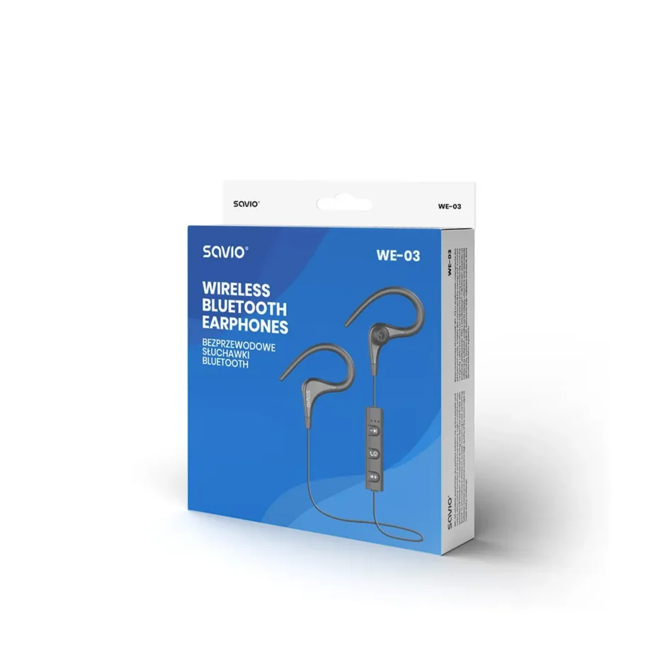 Savio WE-03 juhtmevaba stereopeakomplekt Bluetooth-ühendusega – 4