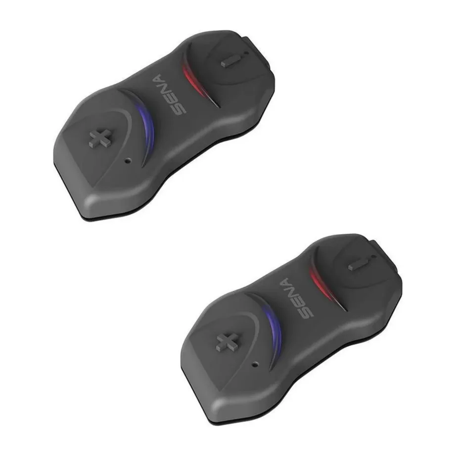 Sena 10R Duo 2 tk hall Bluetooth 4.1 mootorratta intercom, FM-raadio, 900 m ulatus, 10 h kõneaeg – 2
