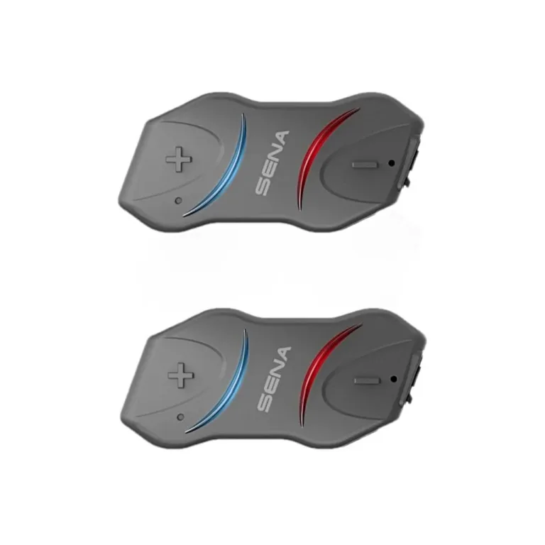 Sena 10R Duo 2 tk hall Bluetooth 4.1 mootorratta intercom, FM-raadio, 900 m ulatus, 10 h kõneaeg