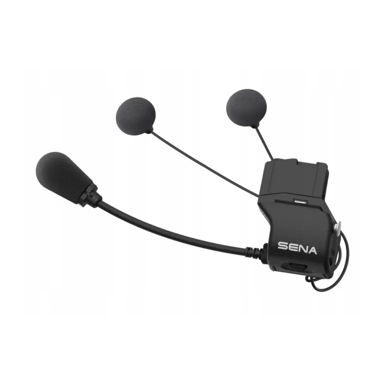 Sena 20S-EVO-11D Duo must, 2 km ulatusega Bluetooth 4.1 mootorratta intercom, 8-le kasutajale, 13 tundi tööaega