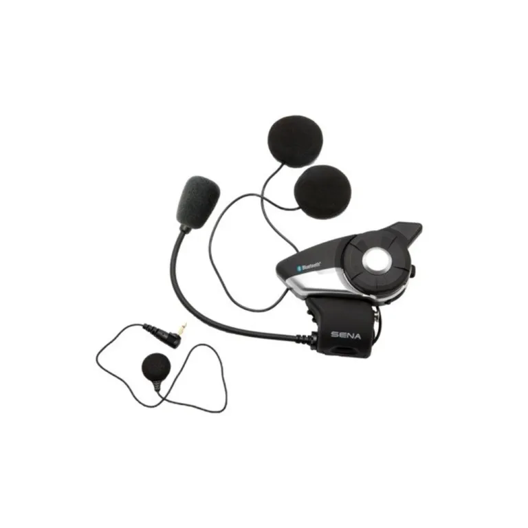 Sena 20S-EVO-11D Duo must, 2 km ulatusega Bluetooth 4.1 mootorratta intercom, 8-le kasutajale, 13 tundi tööaega