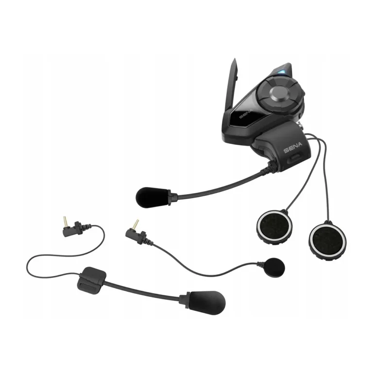 Sena 30K-03 must mootorratta intercom 102x56x27 mm, Bluetooth 5.0, FM-raadio, kuni 2000 m ulatus