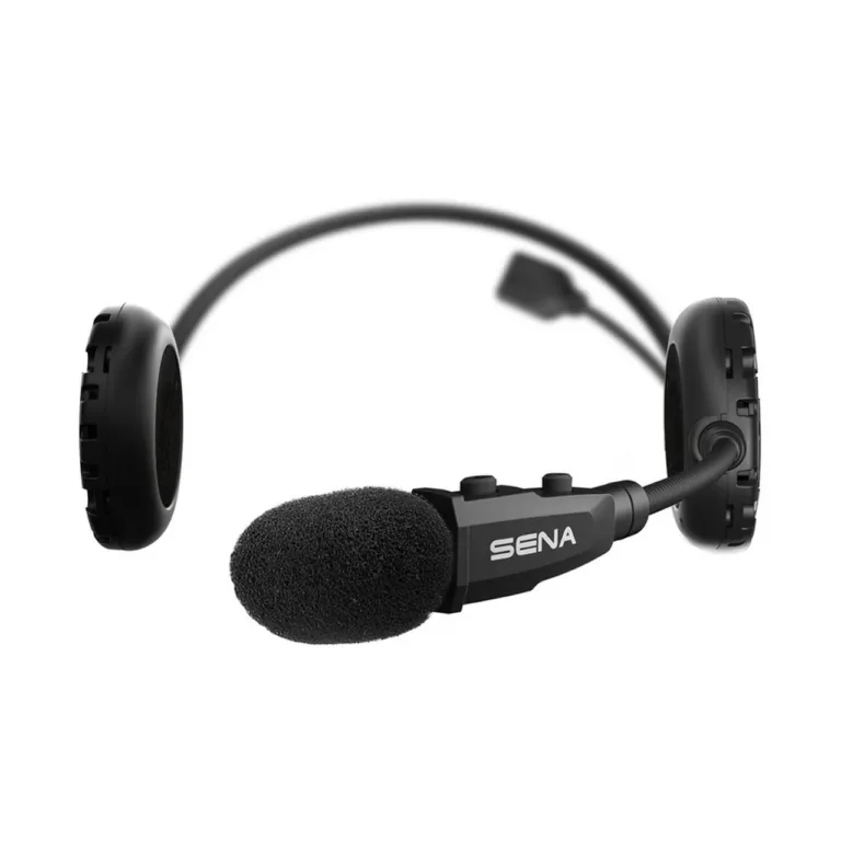 Sena 3SPLUS-B-10 must Bluetooth 4.1 mootorratta intercom 400 m ulatusega, IP65, boom-mikrofon, 8 tundi kõneaega
