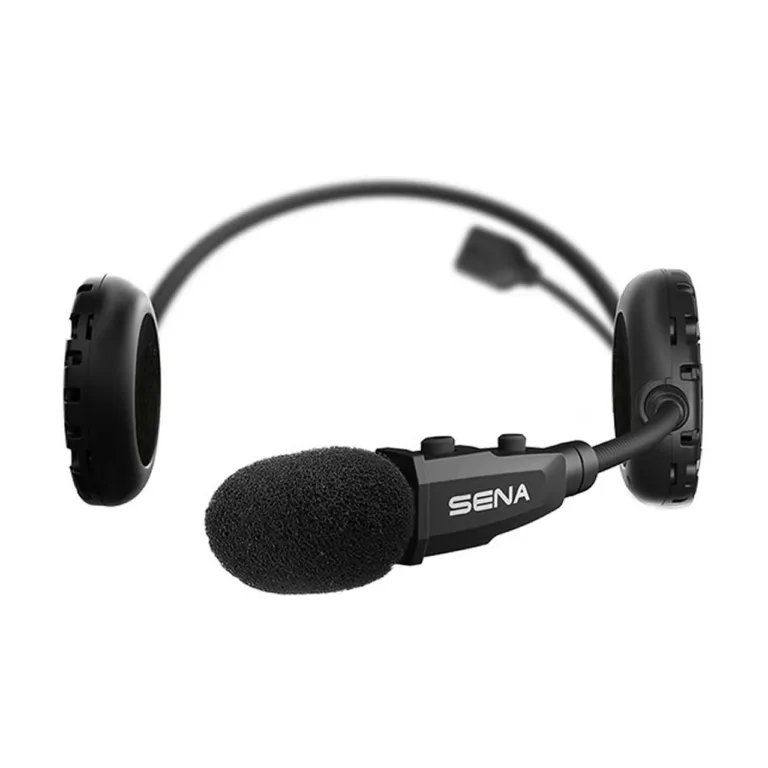 Sena 3SPLUS-B-10 must Bluetooth 4.1 mootorratta intercom 400 m ulatusega, IP65, boom-mikrofon, 8 tundi kõneaega