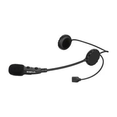 Sena 3SPLUS-B-10 must Bluetooth 4.1 mootorratta intercom 400 m ulatusega, IP65, boom-mikrofon, 8 tundi kõneaega