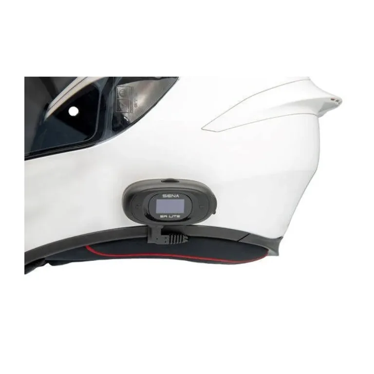 Sena 5RLITE-01D 700 m must Bluetooth 5.1 mootorratta intercom ekraaniga (CE, FCC, IC), 8 tundi kõneaega