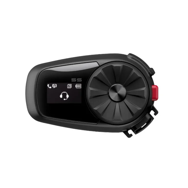 SENA 5S-10D Dual Pack 2 tk Bluetooth 5.0 kiivriside LCD ekraaniga, must/hall, 700 m ulatusega mootorratturitele