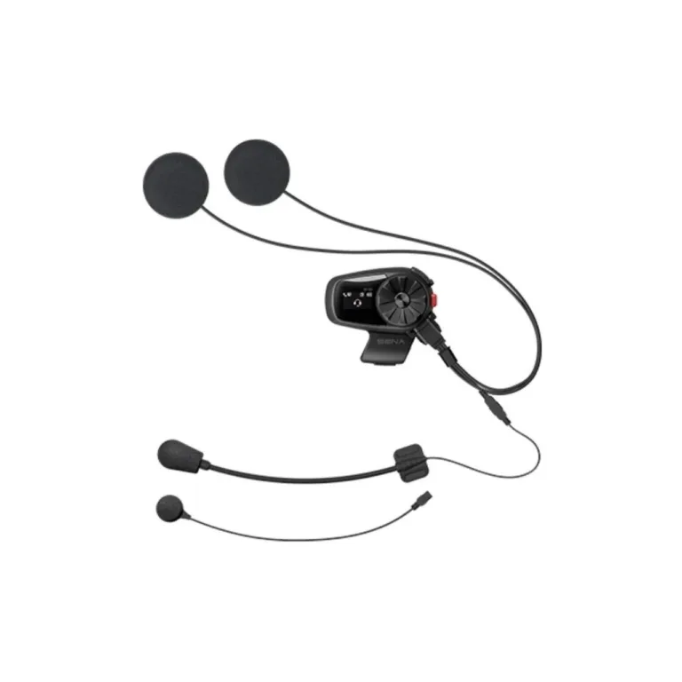 SENA 5S-10D Dual Pack 2 tk Bluetooth 5.0 kiivriside LCD ekraaniga, must/hall, 700 m ulatusega mootorratturitele