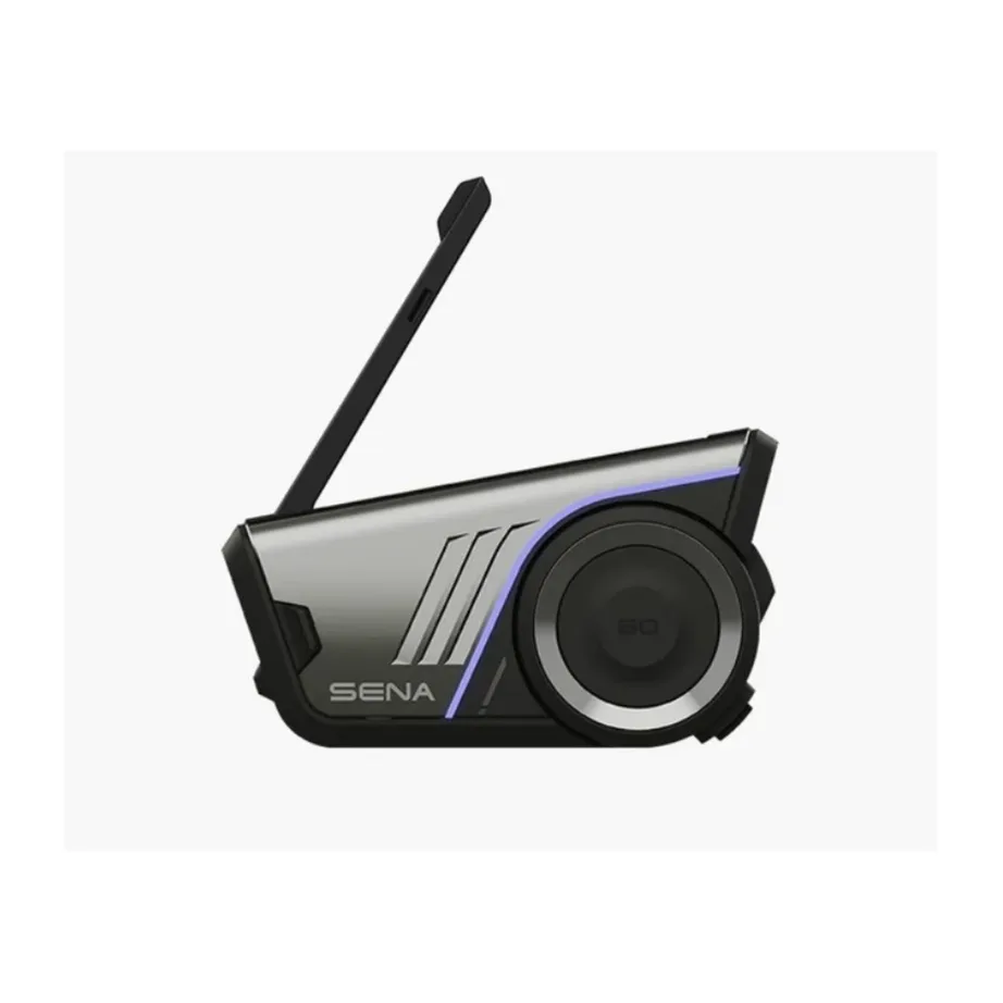 Sena 60S-01 must/hall Bluetooth 5.3 mootorratta intercom Harman Kardon heliga, Mesh/24 kasutajale, IPX7 veekindel, FM-raadio, kiivrikinnitus – 4