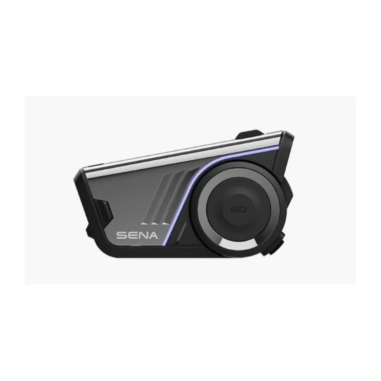 Sena 60S-01 must/hall Bluetooth 5.3 mootorratta intercom Harman Kardon heliga, Mesh/24 kasutajale, IPX7 veekindel, FM-raadio, kiivrikinnitus