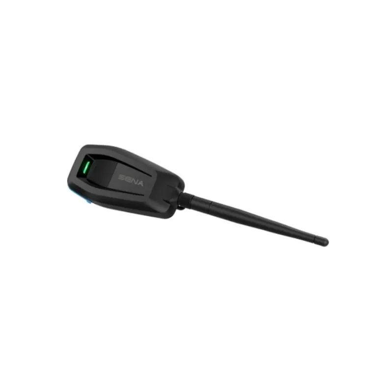 Sena MP-02 Blue/Black Bluetooth 5.0 mesh-adapter 8 kanaliga, 800 m ulatus, 1200 mAh LiPo akuga
