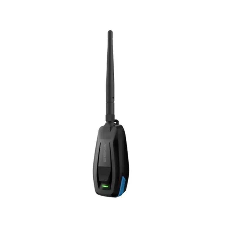 Sena MP-02 Blue/Black Bluetooth 5.0 mesh-adapter 8 kanaliga, 800 m ulatus, 1200 mAh LiPo akuga
