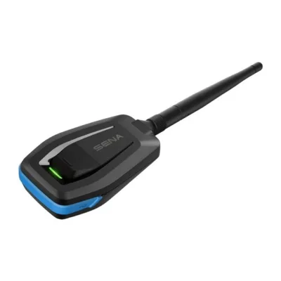 Sena MP-02 Blue/Black Bluetooth 5.0 mesh-adapter 8 kanaliga, 800 m ulatus, 1200 mAh LiPo akuga