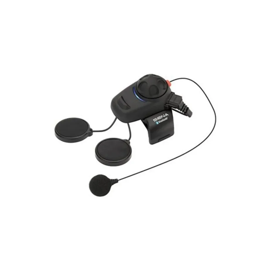 SENA SMH5-10 must mootorratta Bluetooth 3.0 intercom, 400 m ulatus, 7 h kõneaeg, LiPo aku, 69,9x45x30,6 mm