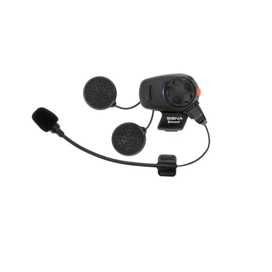 SENA SMH5 Dual Pack must Bluetooth 5.1 kiivri intercom kahele mootorratturile, 400 m ulatus, mikrofon, 7 tundi kõneaega – 7