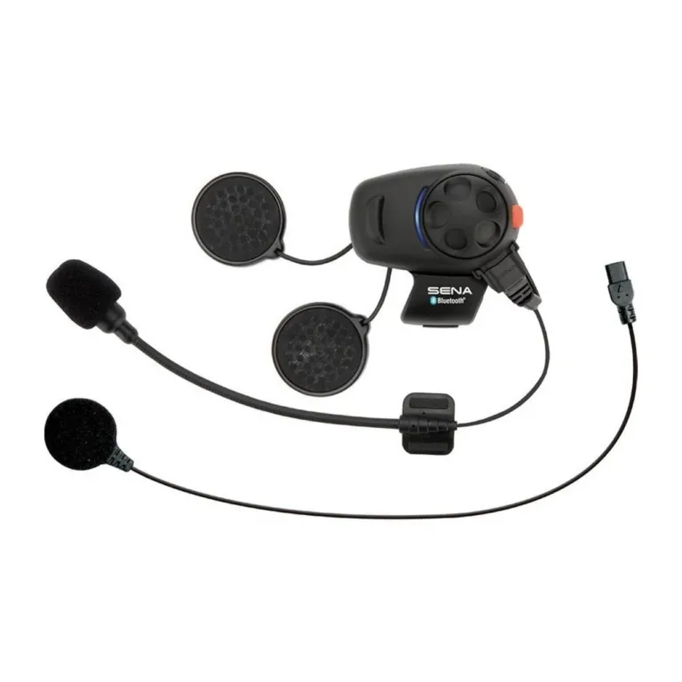SENA SMH5 Dual Pack must Bluetooth 5.1 kiivri intercom kahele mootorratturile, 400 m ulatus, mikrofon, 7 tundi kõneaega