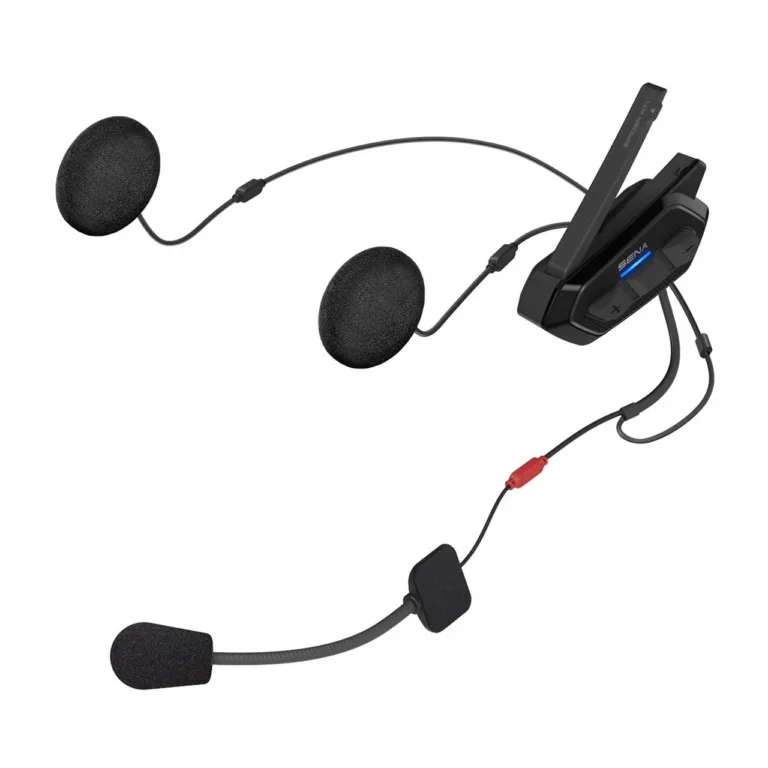 Sena Spider RT1 Dual Pack 2 tk Mesh/Bluetooth 5.2 mootorratta intercom must/hall, CE-sertifikaadiga, 12 h kõneaega, 97x48x27 mm