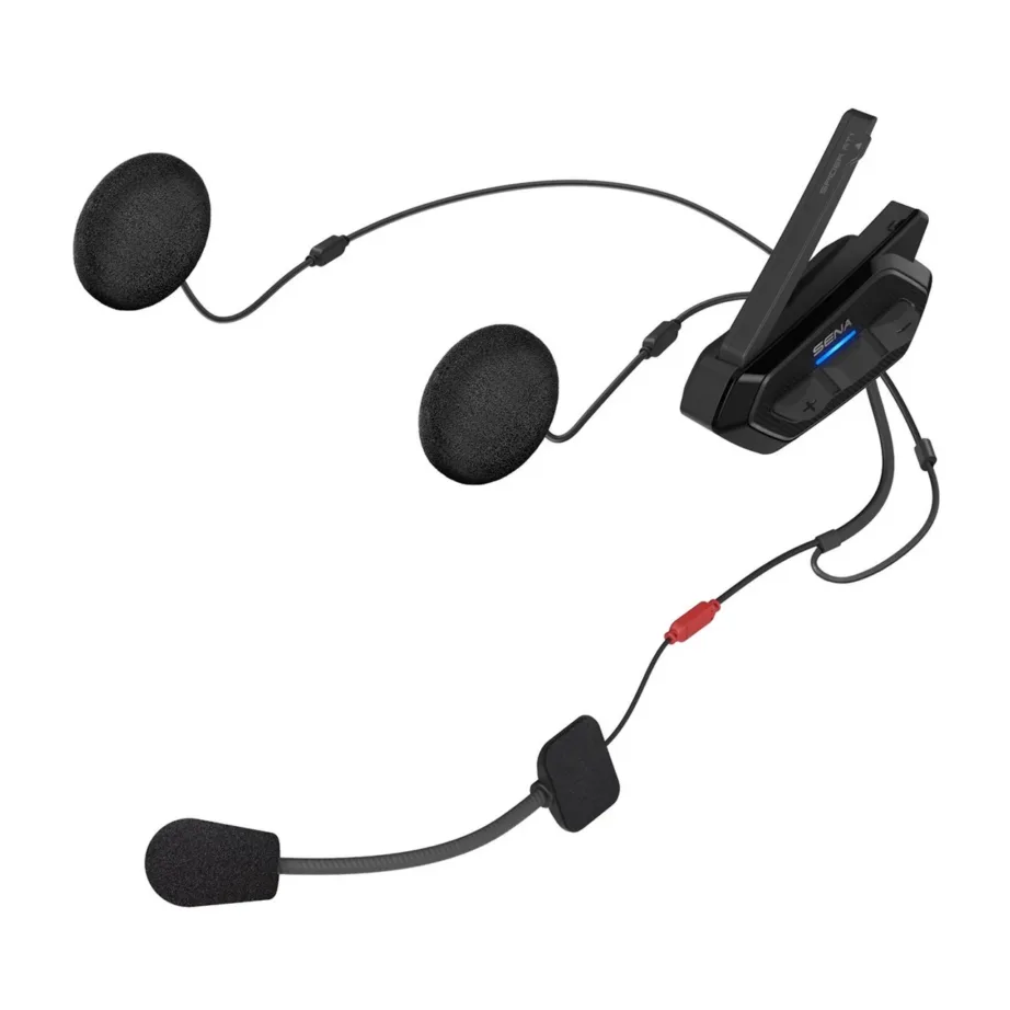 Sena Spider RT1 Dual Pack 2 tk Mesh/Bluetooth 5.2 mootorratta intercom must/hall, CE-sertifikaadiga, 12 h kõneaega, 97x48x27 mm – 4