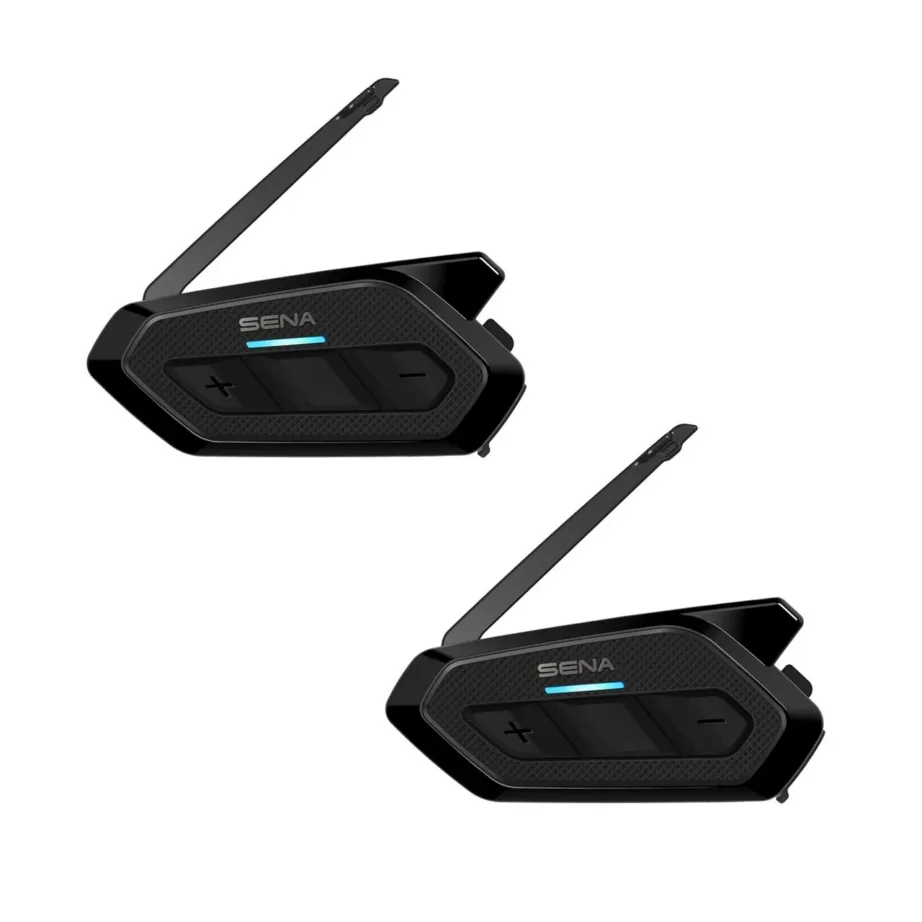 Sena Spider RT1 Dual Pack 2 tk Mesh/Bluetooth 5.2 mootorratta intercom must/hall, CE-sertifikaadiga, 12 h kõneaega, 97x48x27 mm – 6