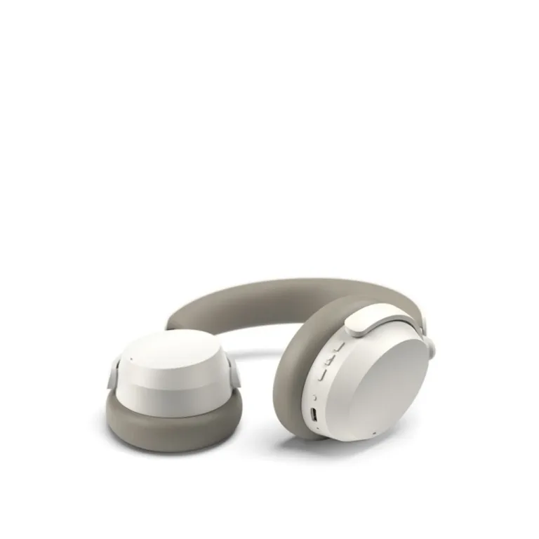 Sennheiser Accentum 700175 juhtmevabad valged Bluetooth 5.2 mürasummutusega kõrvaklapid, 50 h tööaeg, sisseehitatud mikrofon, ümber kõrva disain