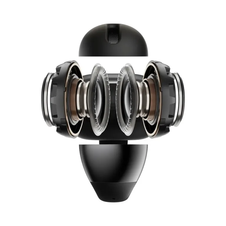 SHOKZ OpenDots ONE E310-ST-BK mustad IP54 juhtmevabad Bluetooth 5.4 kõrvaklapid sportimiseks ja igapäevaseks kasutamiseks, kuni 40 h aku, laadimiskarbiga