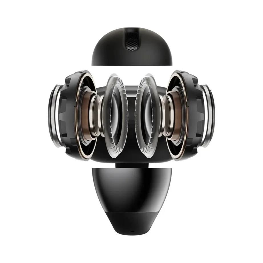 SHOKZ OpenDots ONE E310-ST-BK mustad IP54 juhtmevabad Bluetooth 5.4 kõrvaklapid sportimiseks ja igapäevaseks kasutamiseks, kuni 40 h aku, laadimiskarbiga – 3