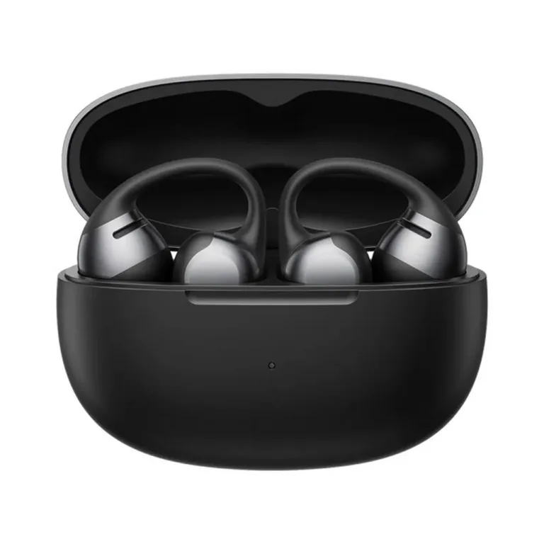SHOKZ OpenDots ONE E310-ST-BK mustad IP54 juhtmevabad Bluetooth 5.4 kõrvaklapid sportimiseks ja igapäevaseks kasutamiseks, kuni 40 h aku, laadimiskarbiga