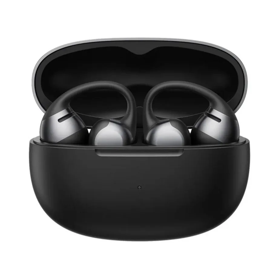 SHOKZ OpenDots ONE E310-ST-BK mustad IP54 juhtmevabad Bluetooth 5.4 kõrvaklapid sportimiseks ja igapäevaseks kasutamiseks, kuni 40 h aku, laadimiskarbiga – 4