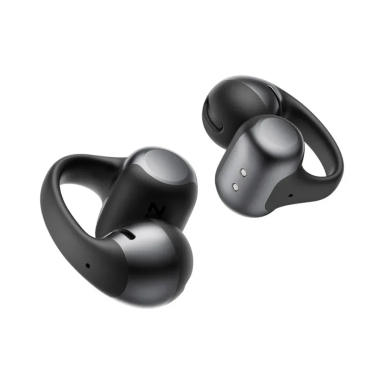 SHOKZ OpenDots ONE E310-ST-BK mustad IP54 juhtmevabad Bluetooth 5.4 kõrvaklapid sportimiseks ja igapäevaseks kasutamiseks, kuni 40 h aku, laadimiskarbiga