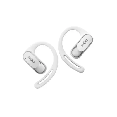 SHOKZ OpenFit Air T511-ST-WT valged IP54 juhtmevabad kõrvasangaga Bluetooth 5.2 binauraalsed kõrvaklapid laadimiskarbiga, muusika, spordi ja kõnede jaoks