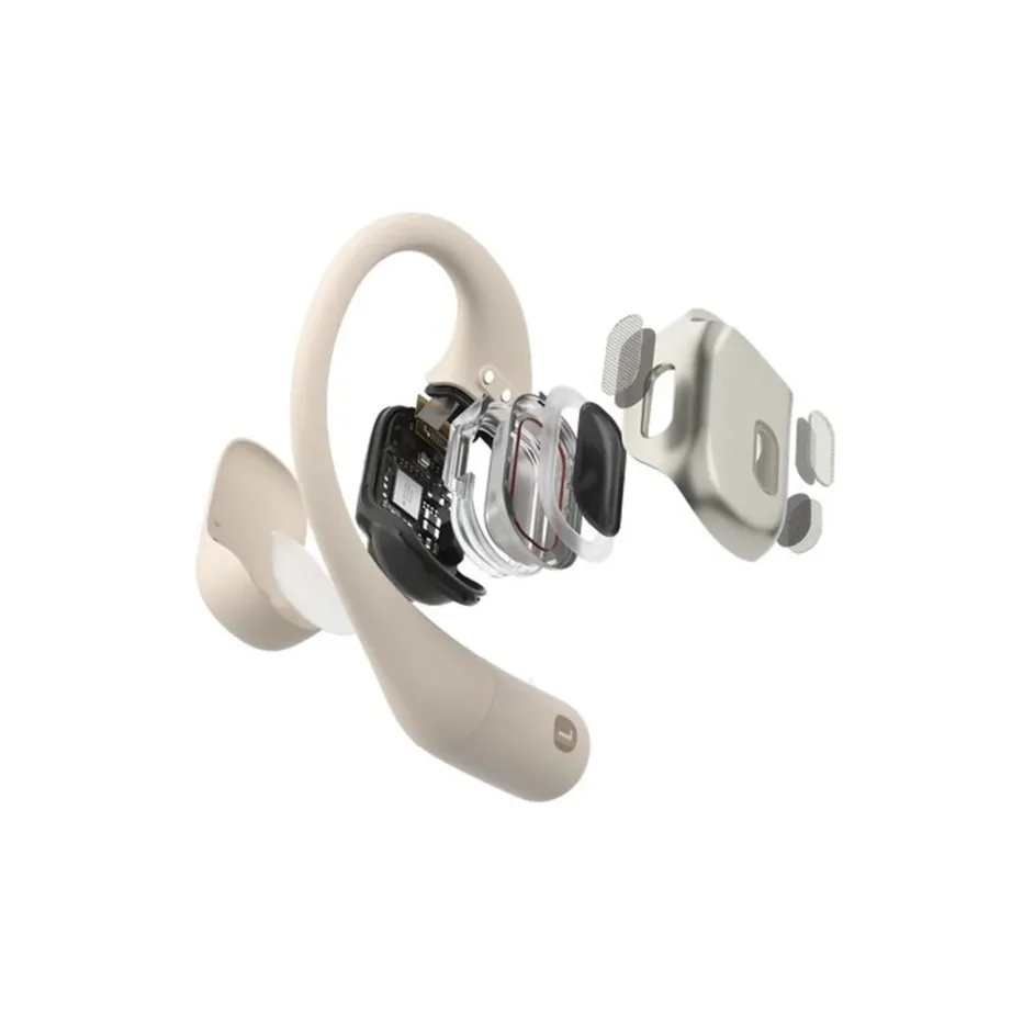 SHOKZ OpenFit T910-ST-BG valged IP54 juhtmevabad ear-hook kõrvaklapid 7 h aku ja mikrofoniga, Bluetooth 5.2, sport/jooks/igapäev – 3