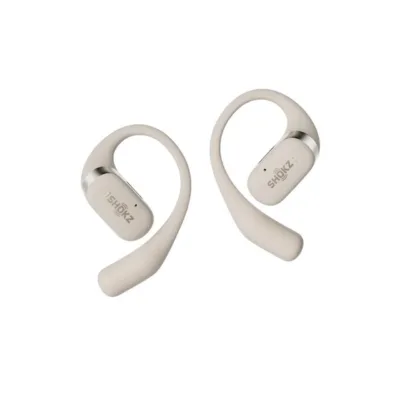 SHOKZ OpenFit T910-ST-BG valged IP54 juhtmevabad ear-hook kõrvaklapid 7 h aku ja mikrofoniga, Bluetooth 5.2, sport/jooks/igapäev