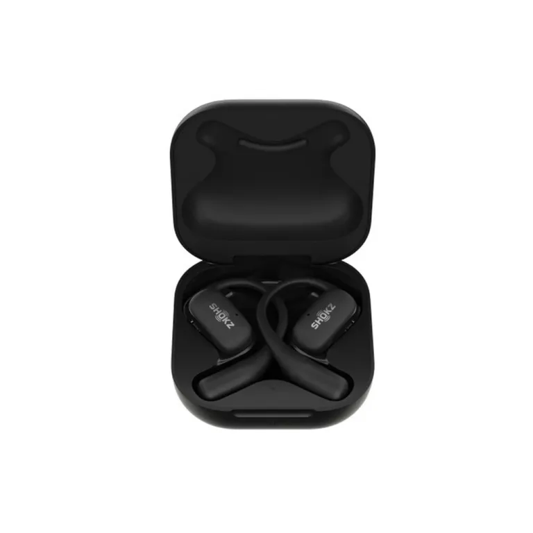 SHOKZ OpenFit T910-ST-BK mustad IP54 juhtmevabad kõrva-aasaga Bluetooth 5.2 kõrvaklapid muusika ja kõnede jaoks