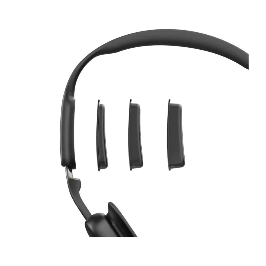 SHOKZ OpenMeet C610-AN-BK-EU must juhtmevaba luujuhtivusega Bluetooth kontorikõrvaklappide komplekt mürasummutava mikrofoniga, 78 g, plastik/titaan, PC/Mac/mobiilseadmetele – 5