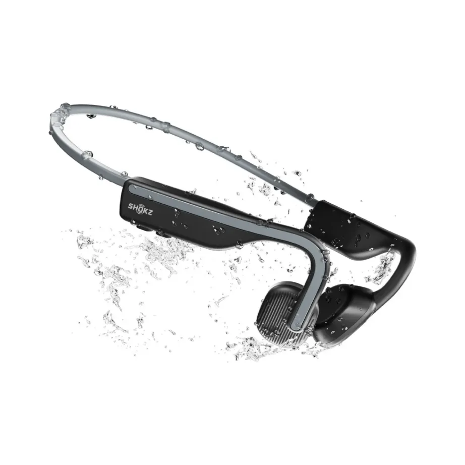 SHOKZ OpenMove S661GY IP55 hall juhtmevaba luuülekandega spordikõrvaklapid kaelapaelaga, Bluetooth 5.1, 6 h aku – 3