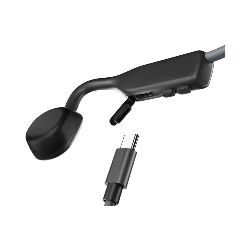 SHOKZ OpenMove S661GY IP55 hall juhtmevaba luuülekandega spordikõrvaklapid kaelapaelaga, Bluetooth 5.1, 6 h aku – 5