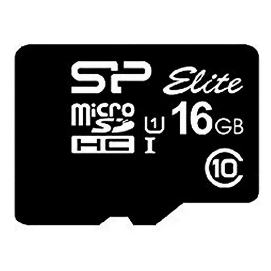 Silicon Power Elite SP016GBSTHBU1V10SP 16 GB microSDHC UHS-I Class 10 must veekindel mälukaart SD-adapteriga – 5