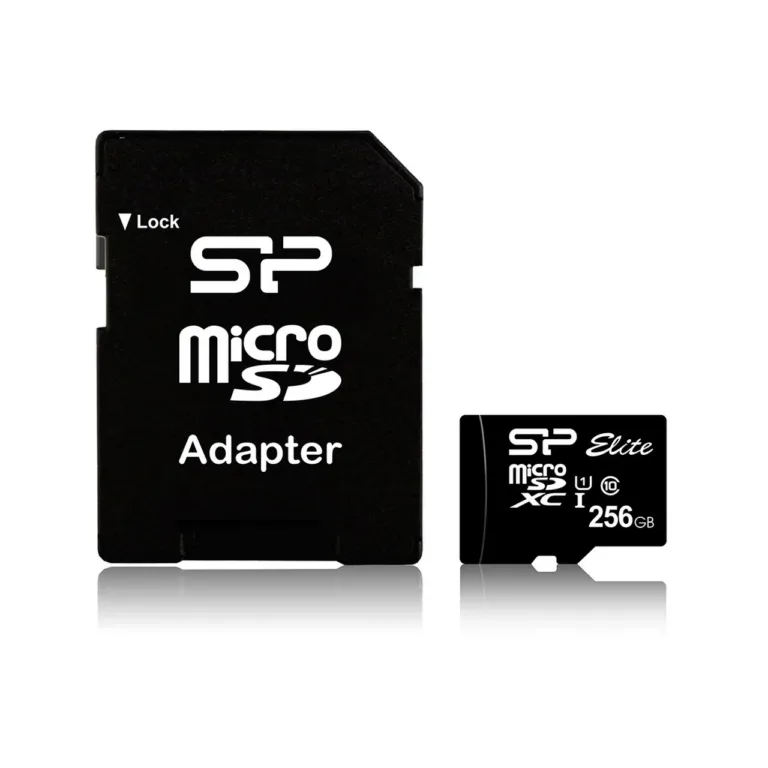 Silicon Power Elite SP256GBSTXBU1V10SP 256 GB MicroSDXC mälukaart UHS-I U1 Class 10, 85 MB/s, veekindel, SD-adapteriga, must