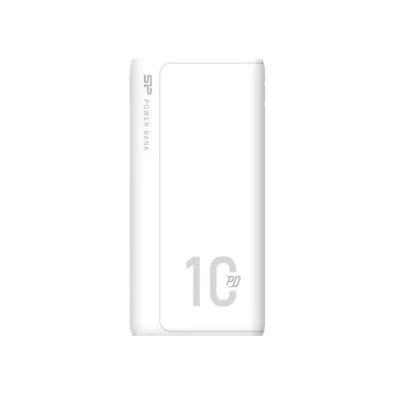 Silicon Power QP15 SP10KMAPBKQP150W 10000mAh valge akupank 2x USB-A, USB-C PD, 3 seadmele