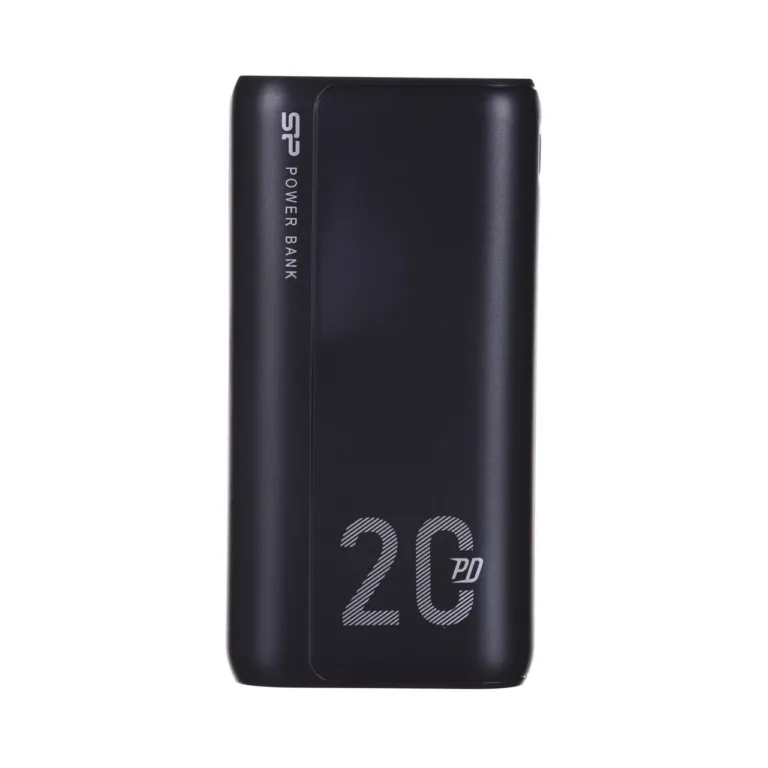 Silicon Power QS15 SP20KMAPBKQS150K 20000 mAh must 2x USB-A ja USB-C PD kiirlaadimisega akupank 3 seadmele