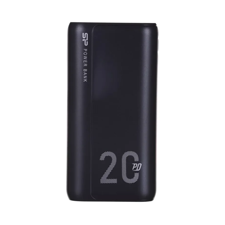 Silicon Power QS15 SP20KMAPBKQS150K 20000 mAh must 2x USB-A ja USB-C PD kiirlaadimisega akupank 3 seadmele – 2