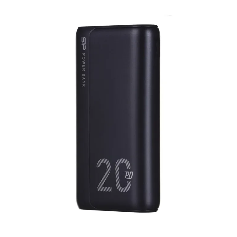 Silicon Power QS15 SP20KMAPBKQS150K 20000 mAh must 2x USB-A ja USB-C PD kiirlaadimisega akupank 3 seadmele