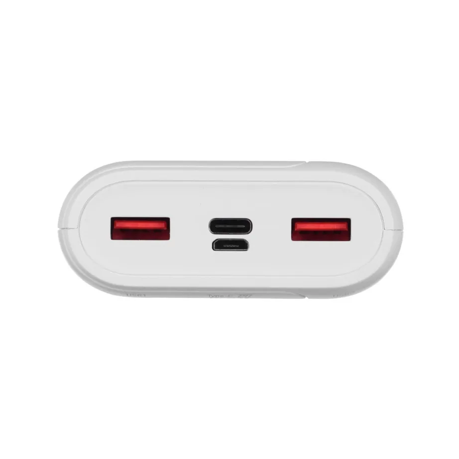 Silicon Power QS15 SP20KMAPBKQS150W 20000 mAh valge akupank, 2x USB, USB-C PD, kolme seadme samaaegseks laadimiseks – 2