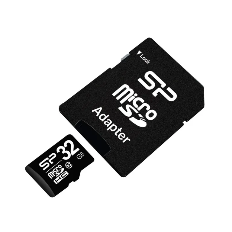 Silicon Power SP032GBSTH010V10SP 32 GB MicroSDHC UHS-I Class 10 must veekindel ja põrutuskindel mälukaart