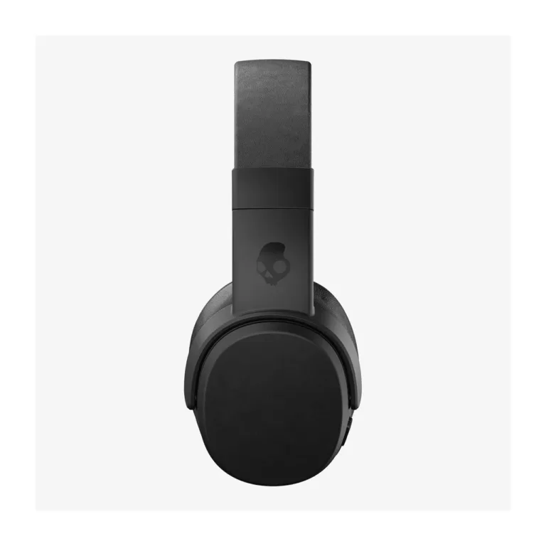 Skullcandy Crusher Wireless mustad Bluetooth ülepea kõrvaklapid 40h akuga, mikrofoniga, juhtmevaba ja juhtmega, kokkupandavad, kandekotiga