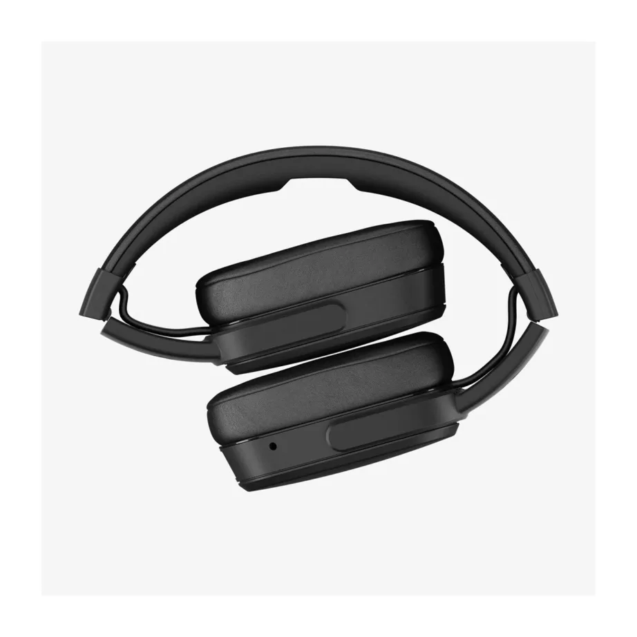 Skullcandy Crusher Wireless mustad Bluetooth ülepea kõrvaklapid 40h akuga, mikrofoniga, juhtmevaba ja juhtmega, kokkupandavad, kandekotiga – 4