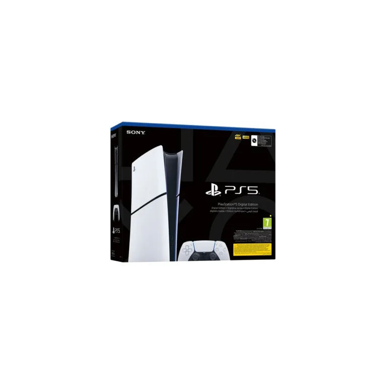 Sony PlayStation 5 Digital Slim 1TB SSD valge/must mängukonsool Wi-Fi 6 ja AMD Ryzen Zen 2 protsessoriga