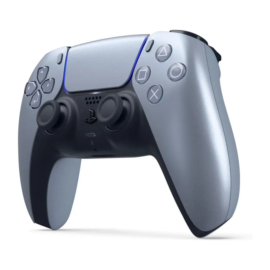 Sony PlayStation 5 DualSense Sterling Silver juhtmevaba ja juhtmega mängupult, Bluetooth/USB, sisseehitatud aku, platvormile PS5 – 3