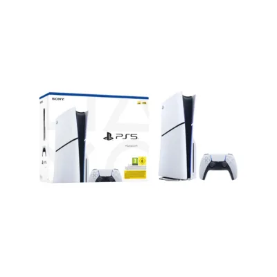 Sony PlayStation 5 Slim 1TB valge/must mängukonsool, AMD Ryzen Zen 2, Blu-Ray, 4K UHD, Wi-Fi 6, Bluetooth 5.1, HDR, komplektis 1 juhtpult