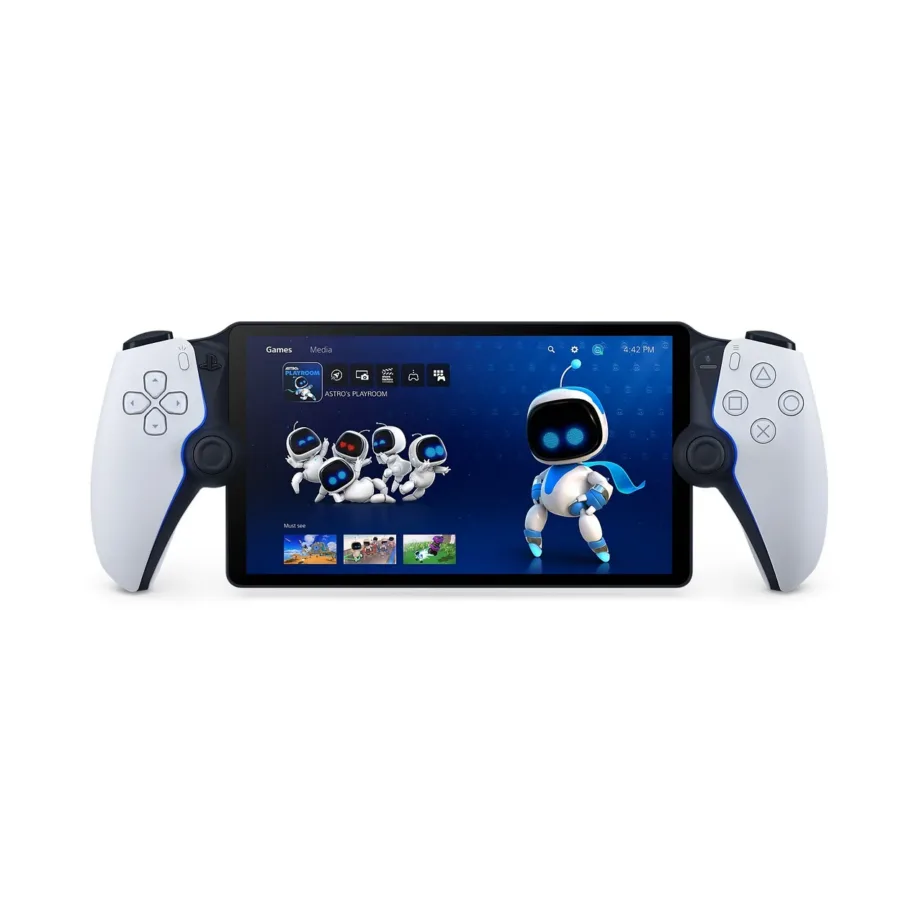 Sony PlayStation Portal CFI-Y1016 8″ LCD kaugmänguseade PS5 jaoks, valge/must, Wi-Fi – 4